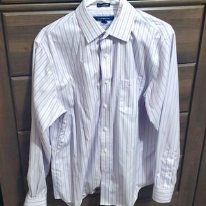 Men's long sleeve button up dress shirt